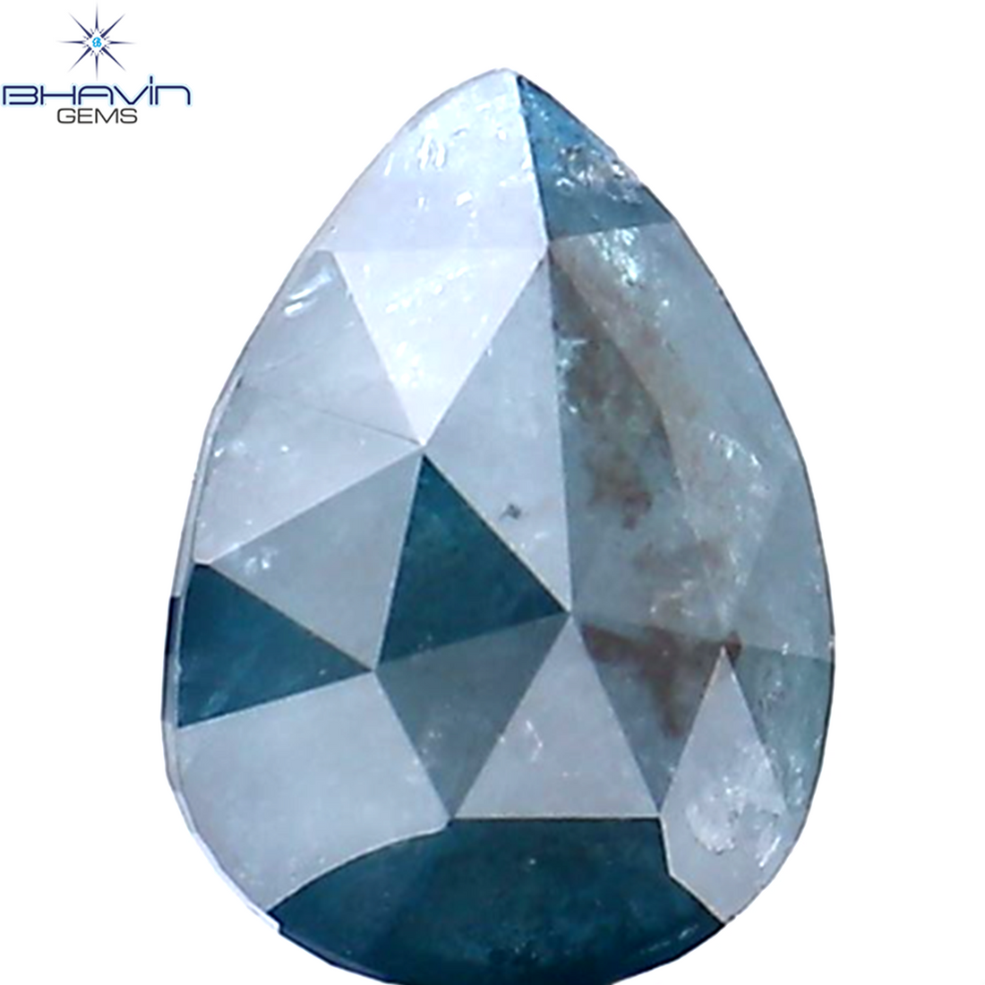 1.20 CT Natural Pear Diamond Enhanced Blue Color Clarity I3 (8.30 MM)