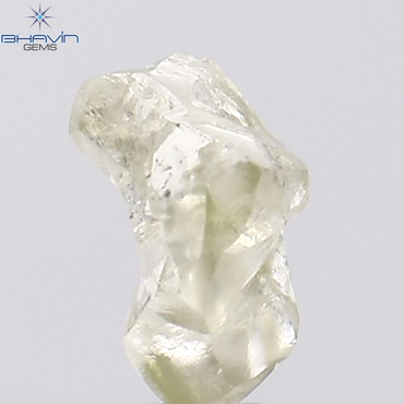 0.76 CT Rough Shape Natural Loose Diamond Yellow Color SI2 Clarity (7.32 MM)
