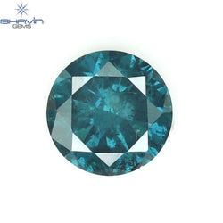 0.28 CT Round Diamond Natural Loose Diamond Blue Color I3 Clarity (4.15 MM)