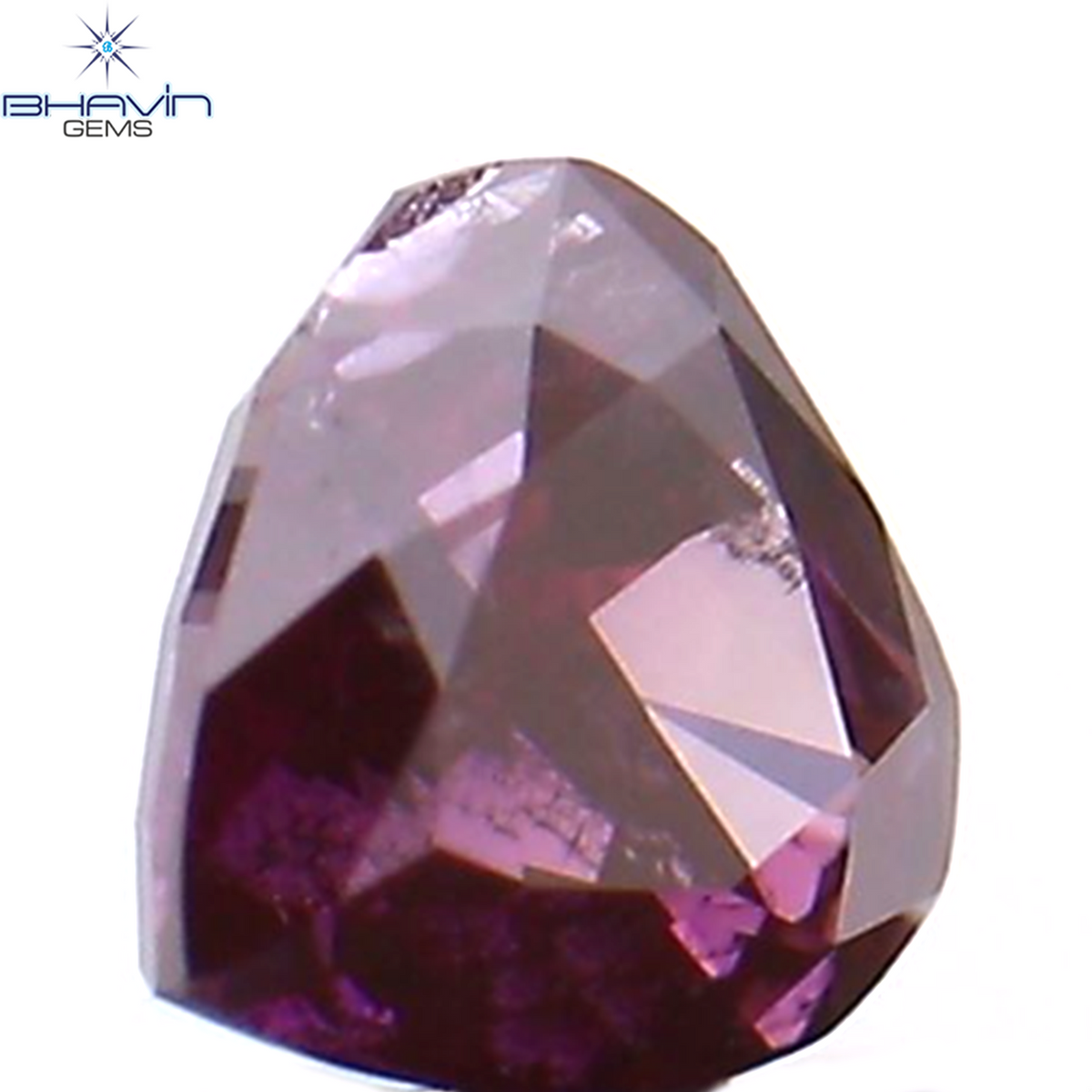 0.12 CT Natural Heart Diamond Enhanced Pink Color Clarity SI2 (3.02 MM)