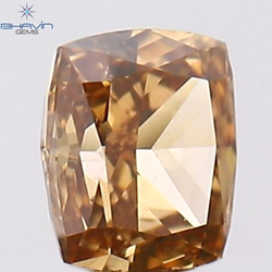0.08 CT Cushion Shape Natural Diamond Pink Brown Color VS2 Clarity (2.60 MM)