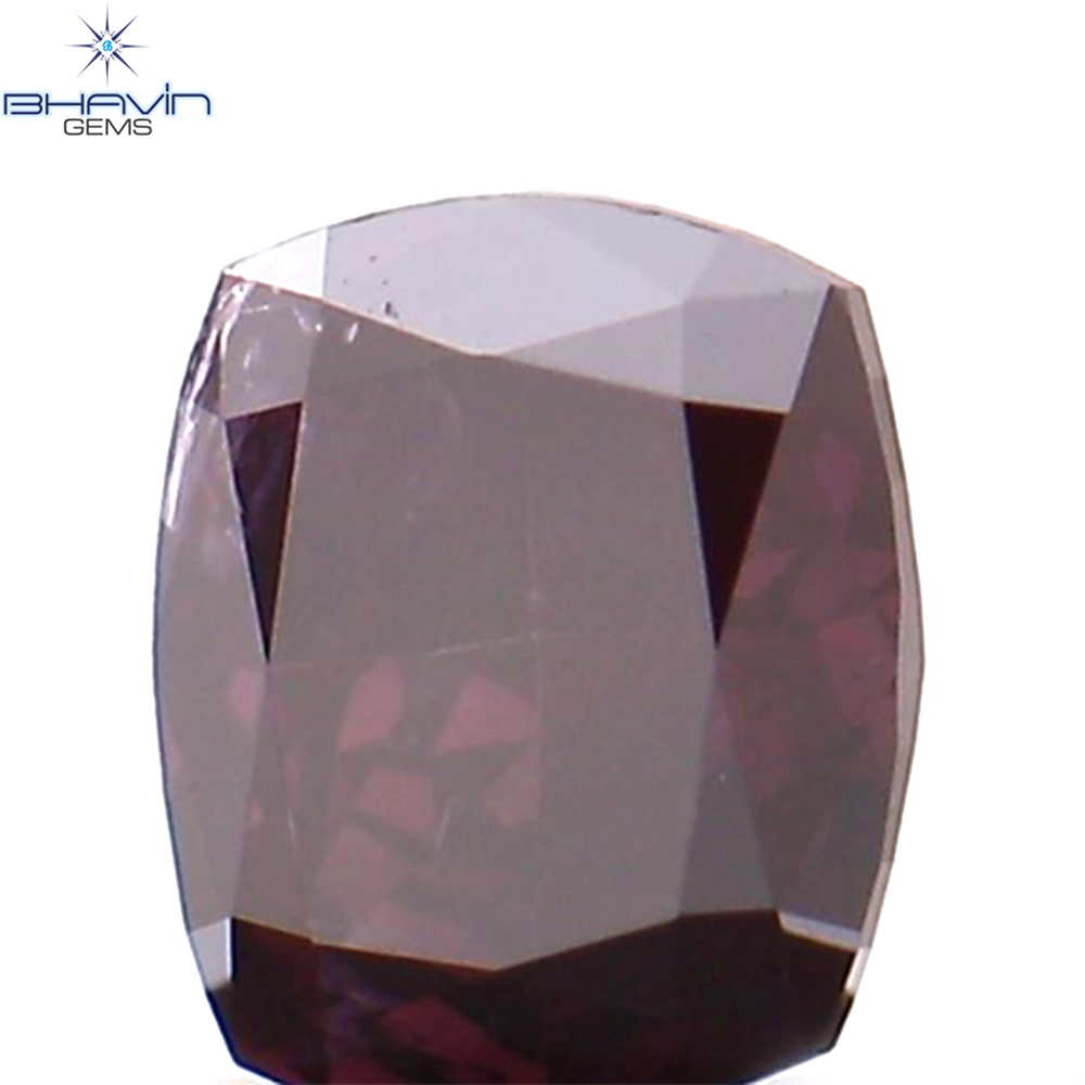 0.20 CT Cushion Shape Natural Loose Diamond Enhanced Pink Color VS2 Clarity (3.79 MM)