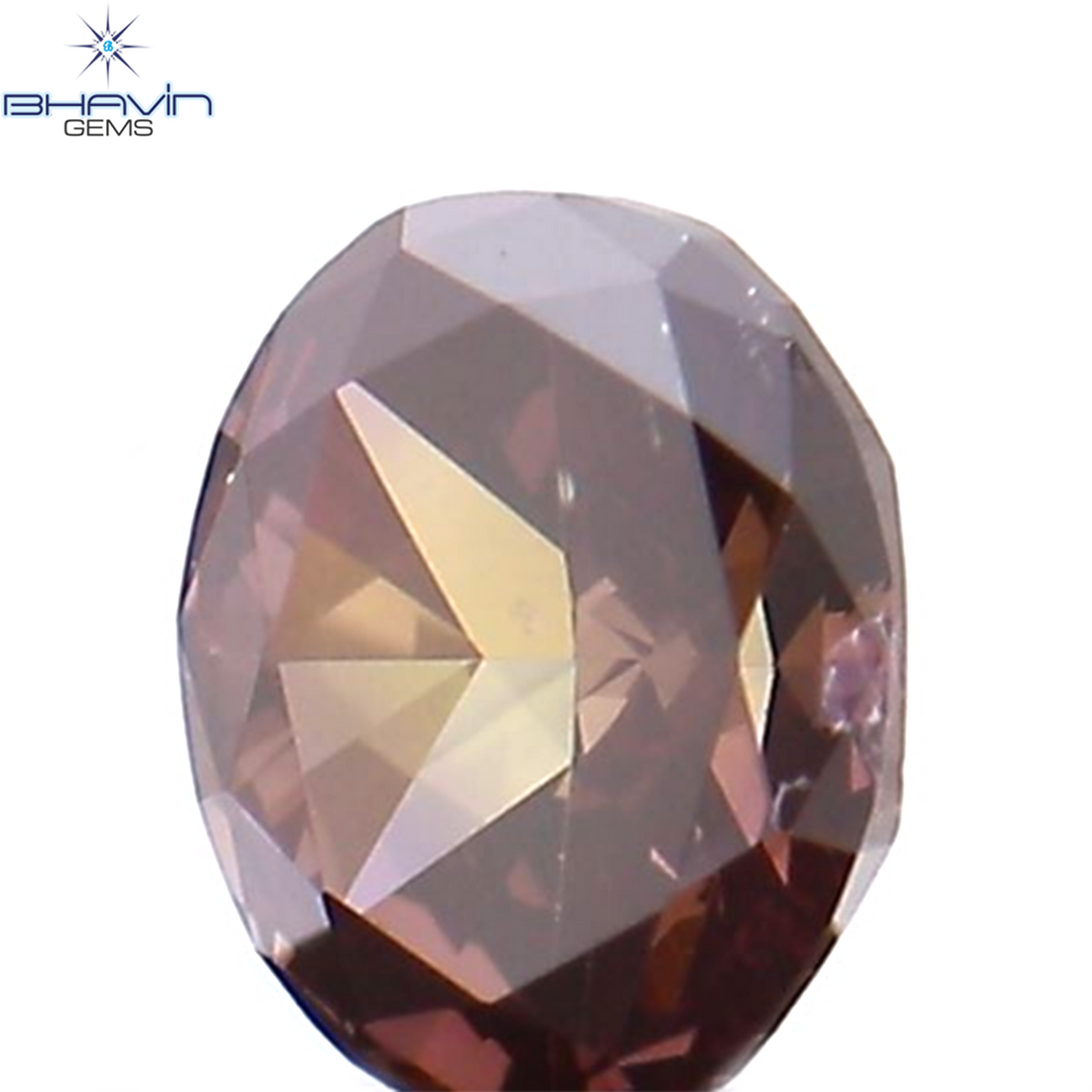 0.17 CT Natural Oval Diamond Enhanced Pink Color Clarity VS2 (3.58 MM)