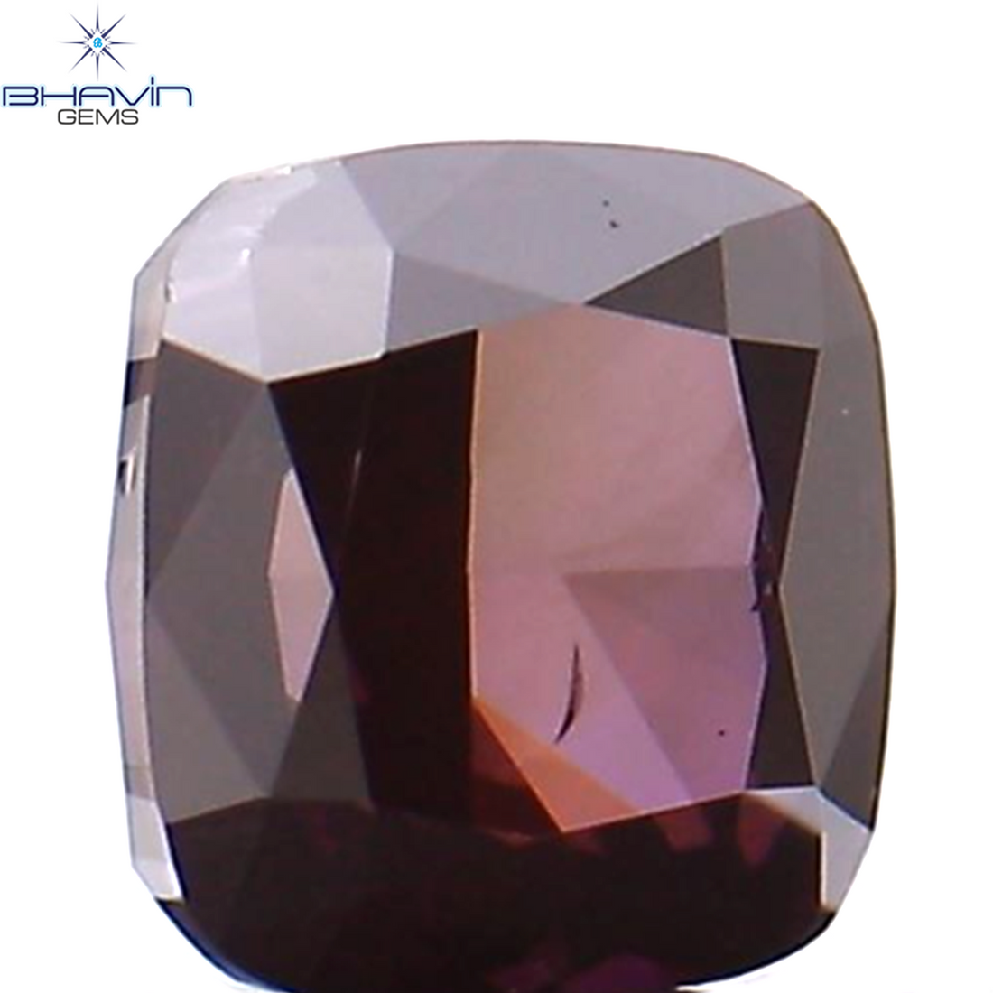 0.28 CT Natural Cushion Diamond Enhanced Pink Color Clarity SI1 (3.63 MM)