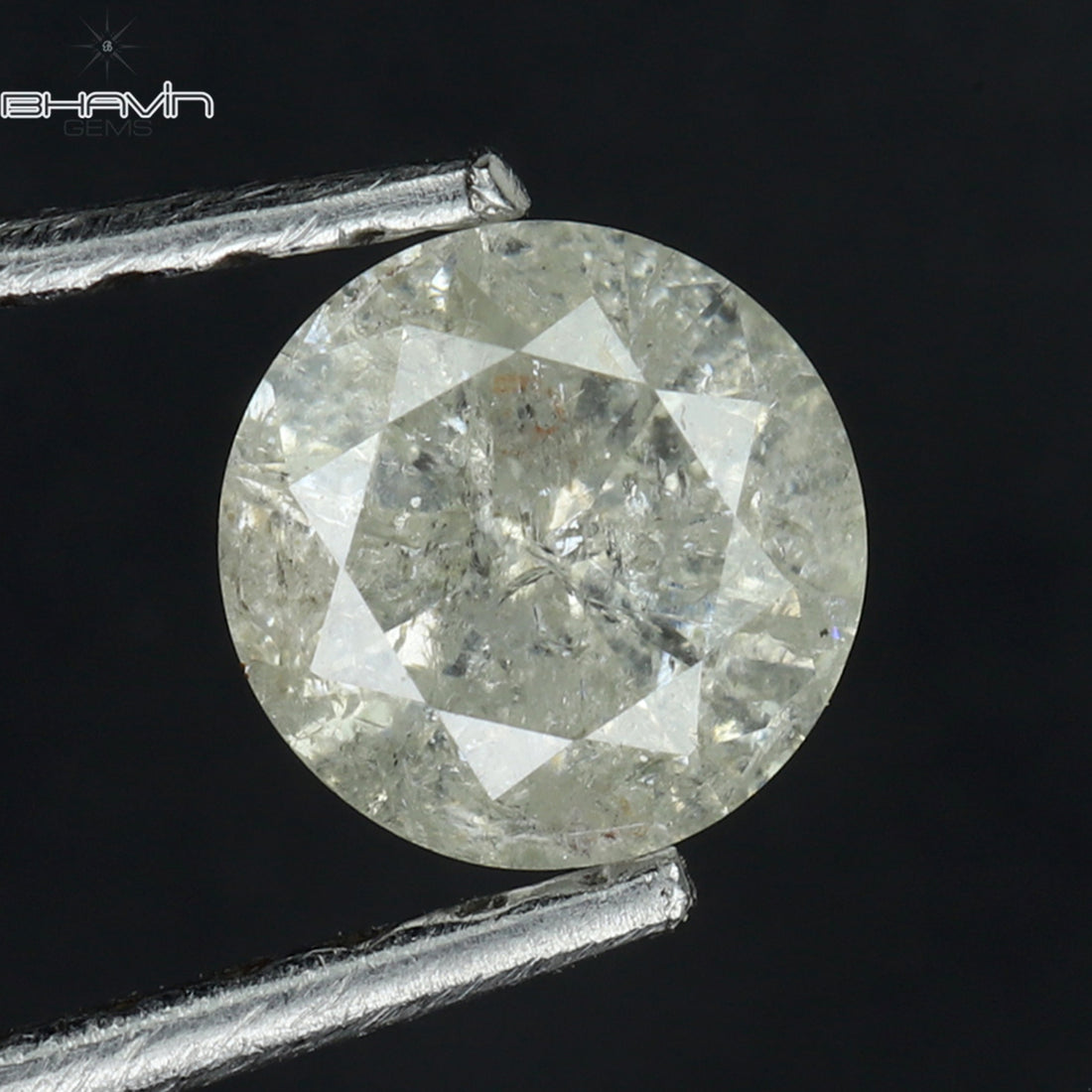 0.39 CT Natural Round Diamond White Color Clarity I3 (4.65 MM)