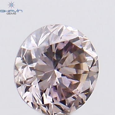 0.08 CT Round Shape Natural Diamond Pink Color VS1 Clarity (2.72 MM)