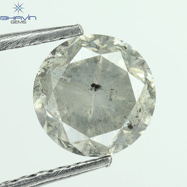 1.00 CT Round Shape Natural Loose Diamond White Color I3 Clarity (5.95 MM)