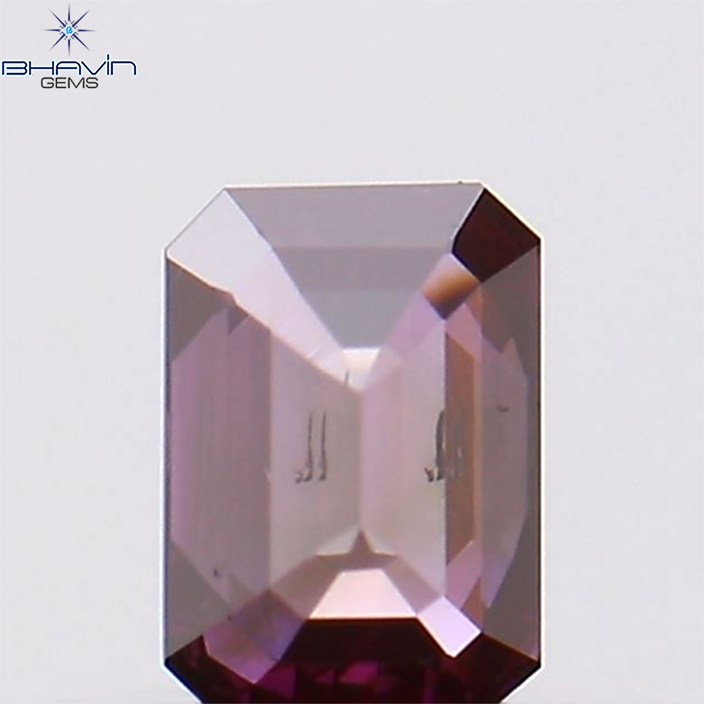0.15 CT Natural Emerald Diamond Enhanced Pink Color Clarity SI1 (3.67 MM)