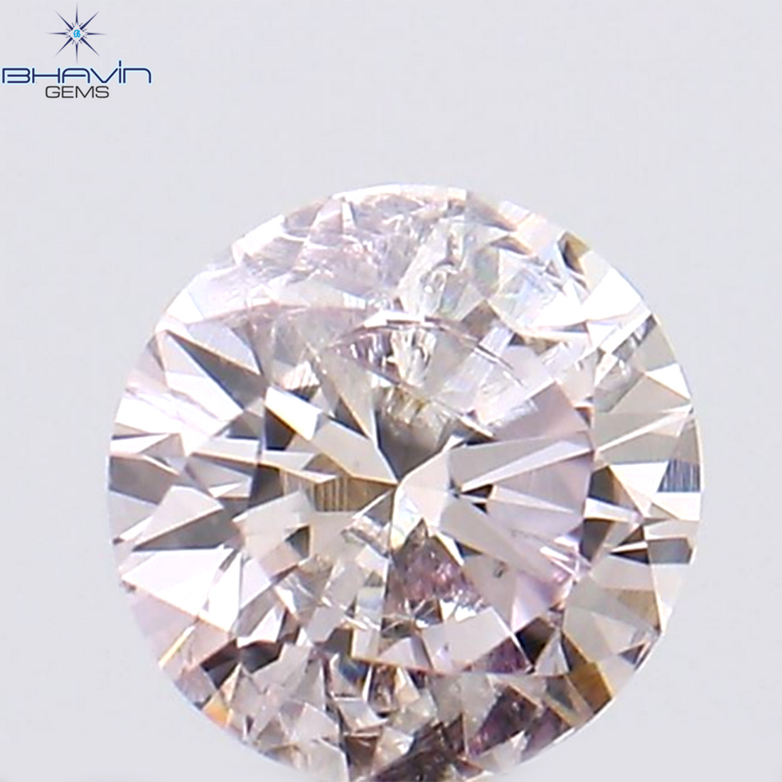 0.12 CT Natural Round Diamond Pink Color Clarity SI2 (3.30 MM)