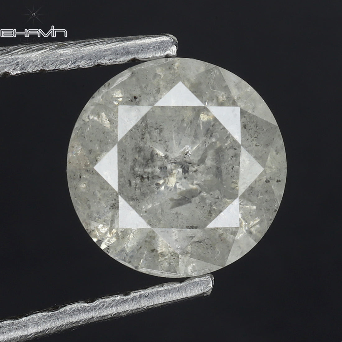 0.58 CT Natural Round Diamond White Color Clarity I3 (5.30 MM)