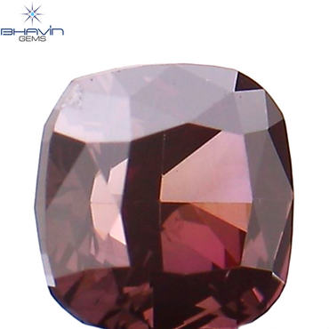 0.22 CT Cushion Shape Natural Loose Diamond Enhanced Pink Color VS1 Clarity (3.36 MM)