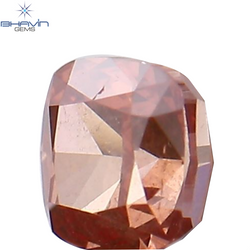0.14 CT クッション シェイプ ナチュラル ルース ダイヤモンド 強化ピンク色 SI1 クラリティ (2.78 MM)