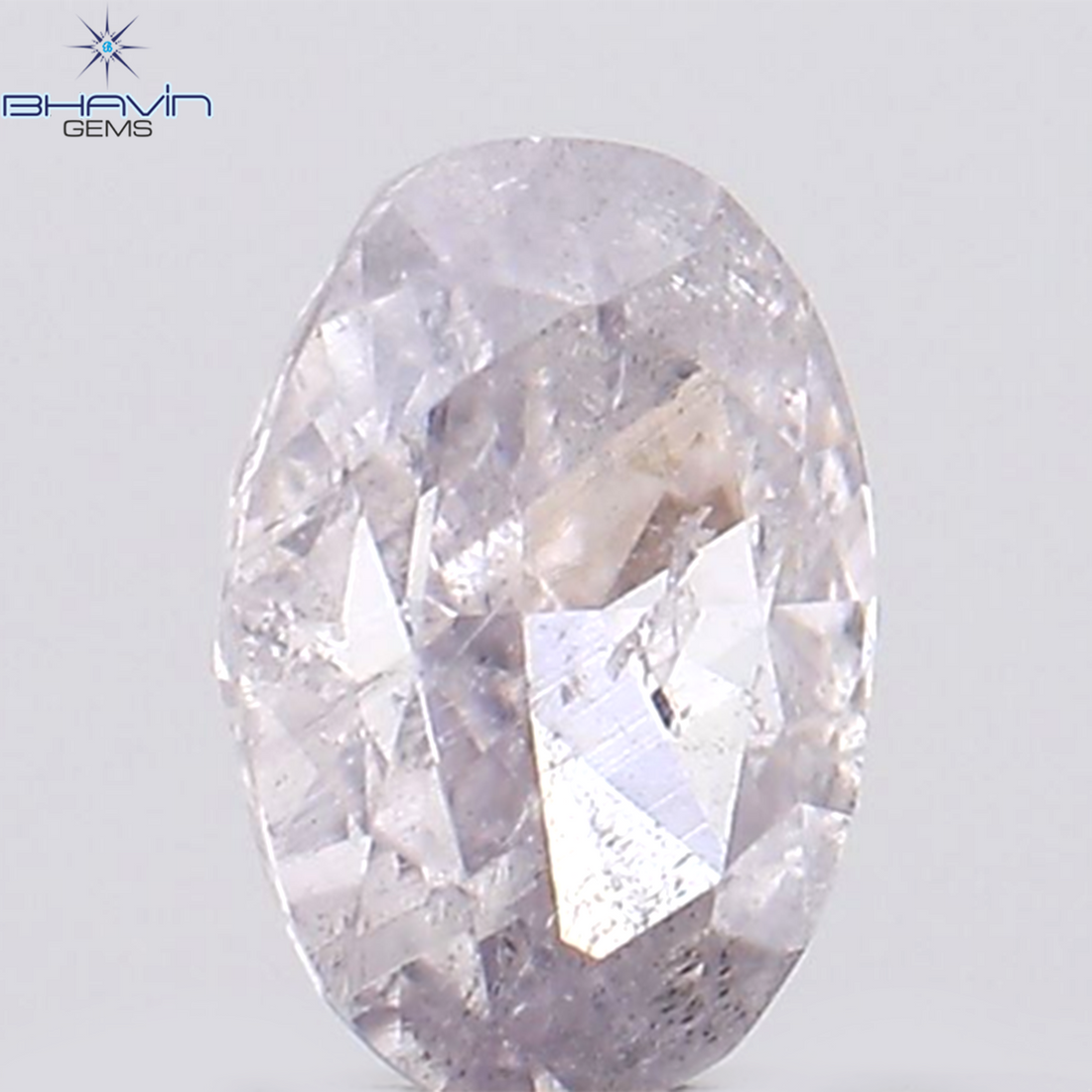 0.22 CT 楕円形 天然ダイヤモンド ピンク色 I1 クラリティ (4.28 MM)