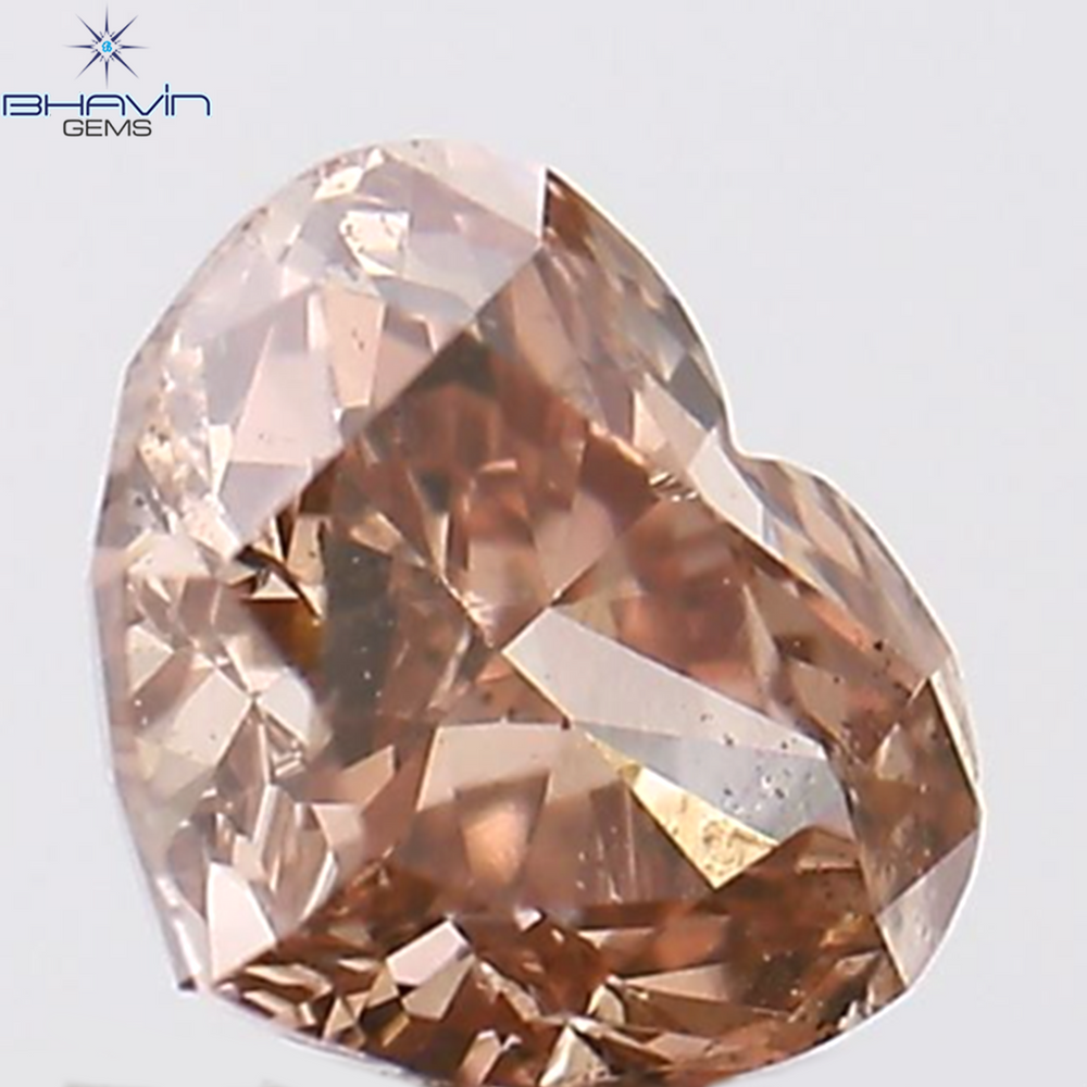 0.30 CT Heart Shape Pink (Argyle) Color Natural Loose Diamond SI1 Clarity (4.16 MM)