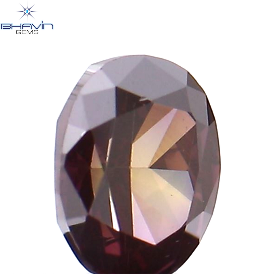 0.20 CT Natural Oval Diamond Enhanced Pink Color Clarity VS1 (3.86 MM)