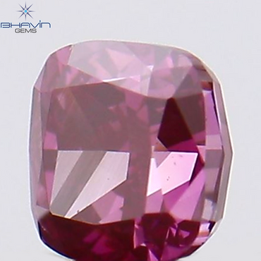 0.14 CT Cushion Shape Natural Diamond Pink Color VS1 Clarity (2.74 MM)