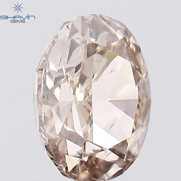 0.16 CT Oval Shape Natural Diamond Pink Color SI1 Clarity (3.71 MM)