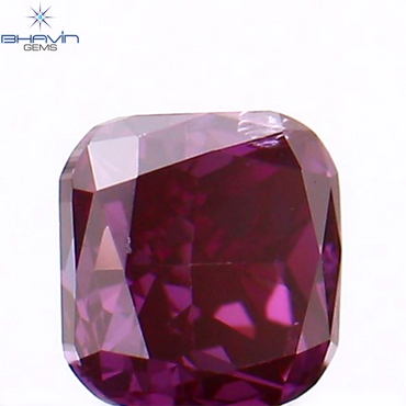 0.18 CT Cushion Shape Natural Loose Diamond Enhanced Pink Color SI1 Clarity (3.09 MM)