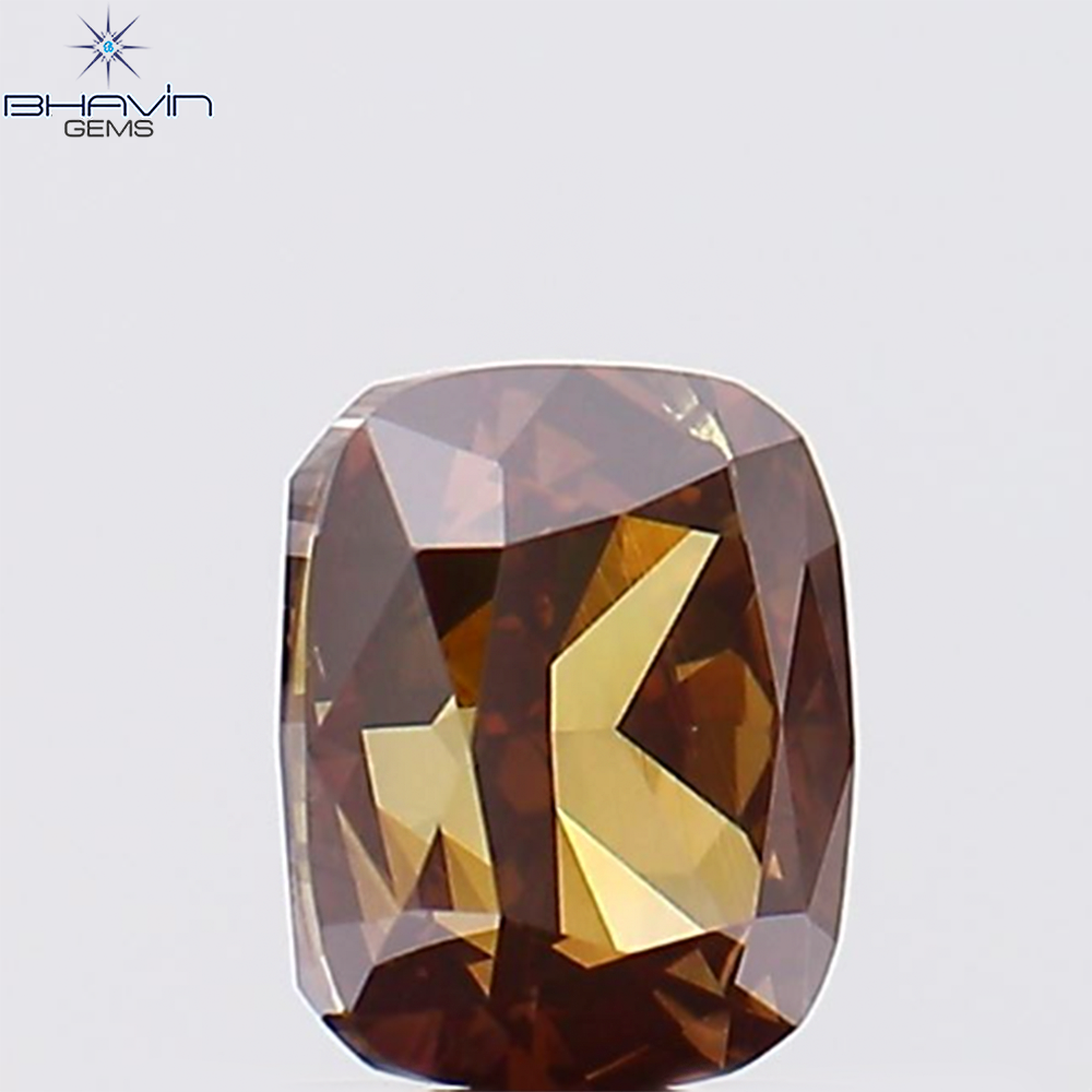 0.93 CT クッション シェイプ ナチュラル ルース ダイヤモンド グリーン カラー VS2 クラリティ (5.60 MM)