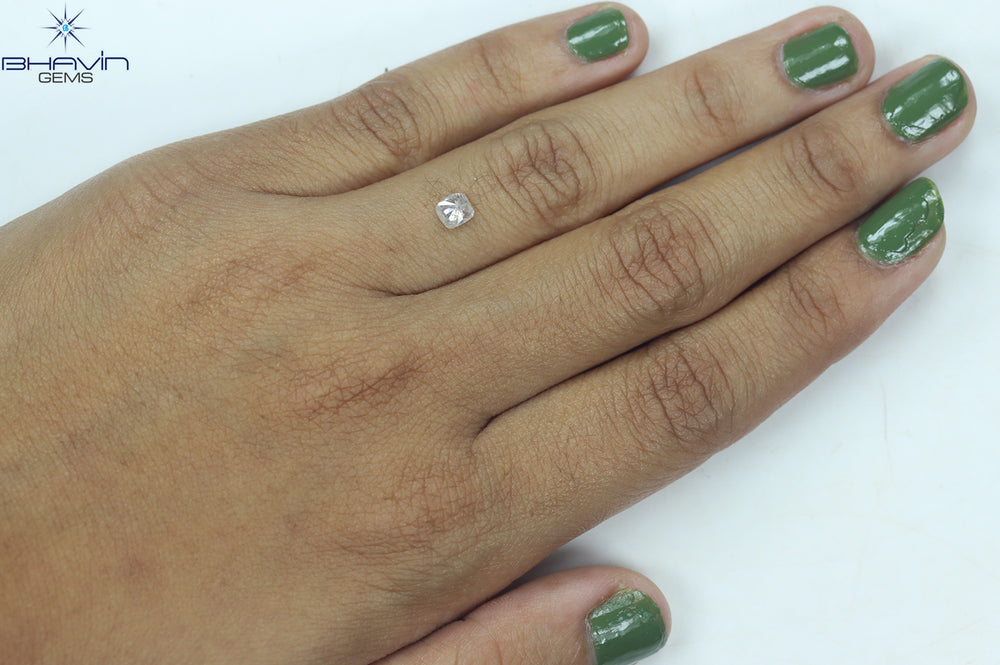 0.35 CT Cushion Shape Natural Diamond White Color I3 Clarity (4.47 MM)