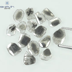 1.83 CT Slice Diamond Salt And Pepper Color Clarity I3 (5.85 MM)