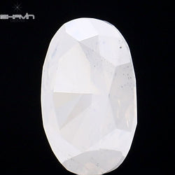 0.66 CT Oval Shape Natural Diamond White Color SI1 Clarity (6.88 MM)