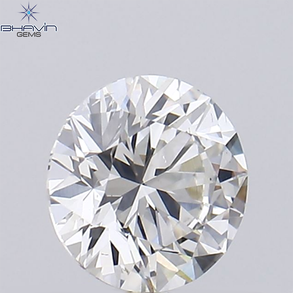 0.53 CT Natural Round Diamond Enhanced E Color Clarity VS1 (5.20 MM)