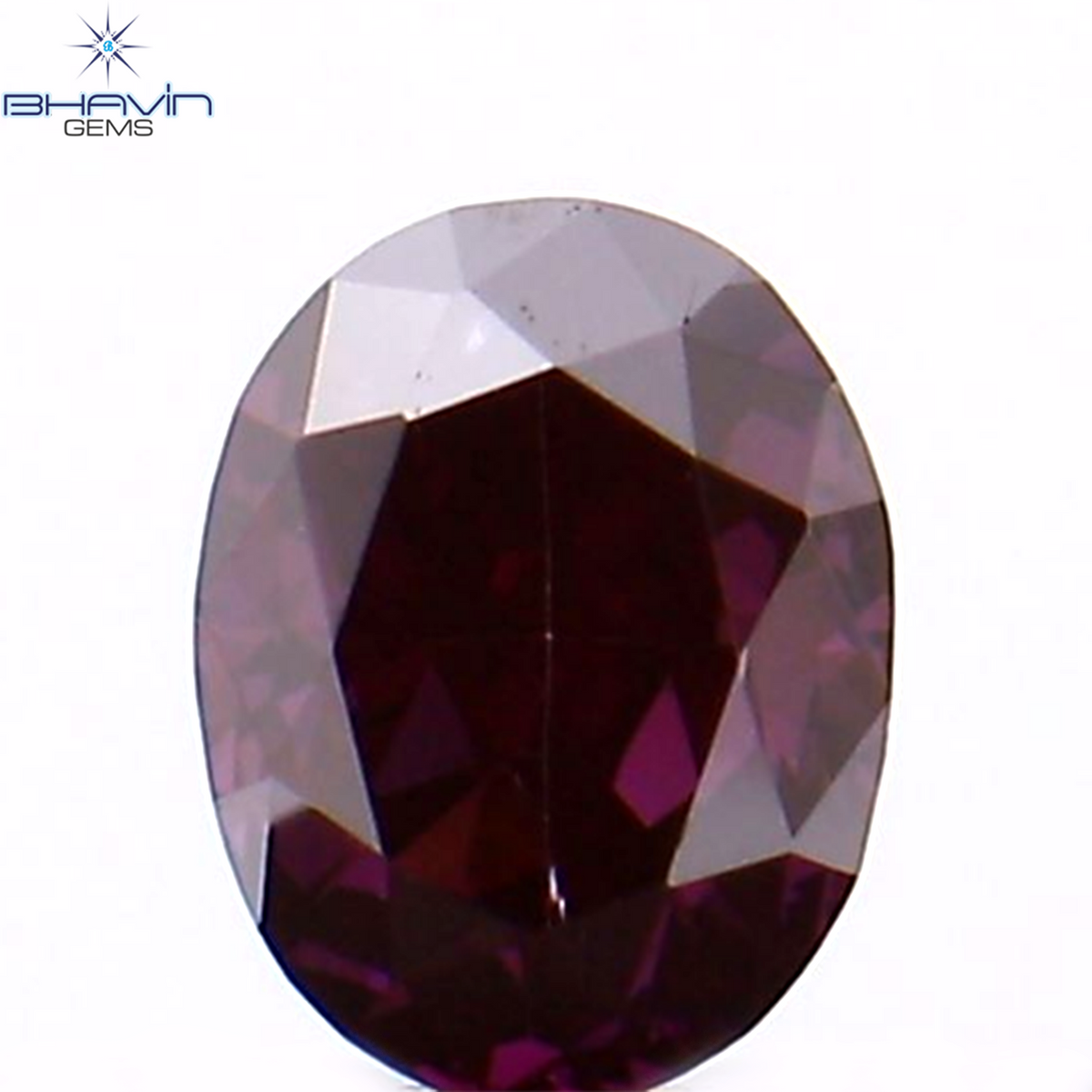 0.12 CT Natural Oval Diamond Enhanced Pink Color Clarity VS1 (3.40 MM)