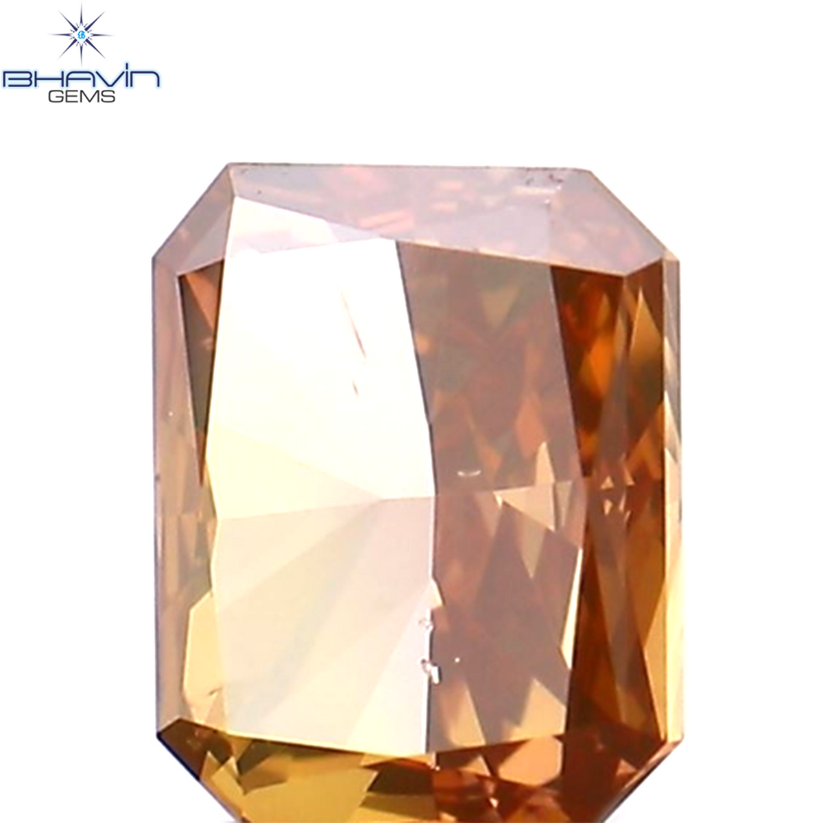 0.22 CT Natural Radiant Diamond Enhanced Pink Color Clarity VS1 (3.97 MM)