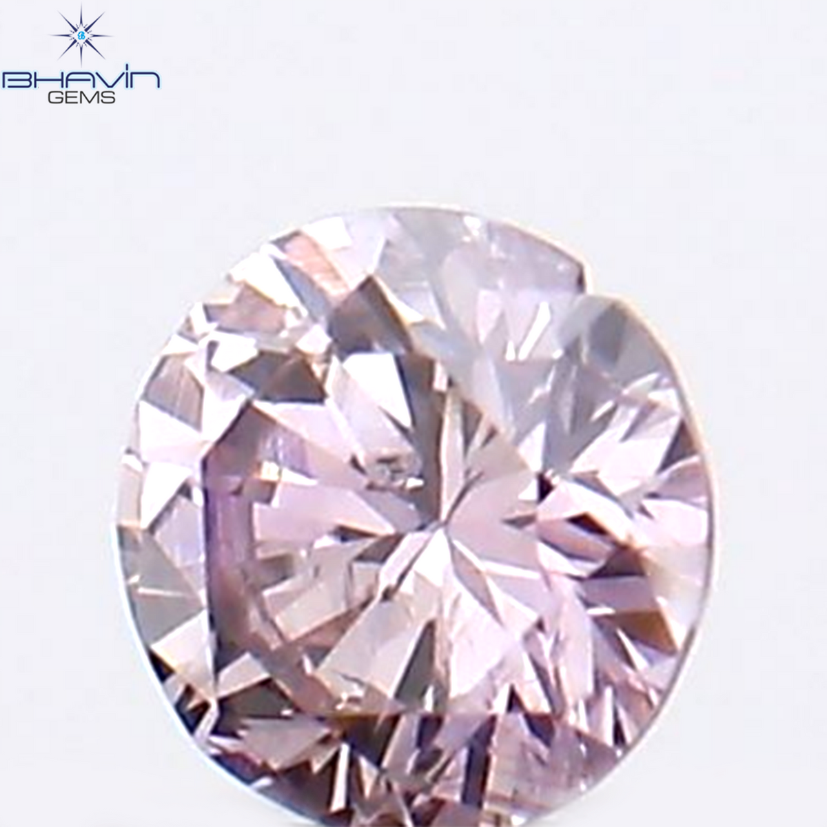 0.04 CT Natural Round Diamond Pink Color Clarity SI1 (2.21 MM)
