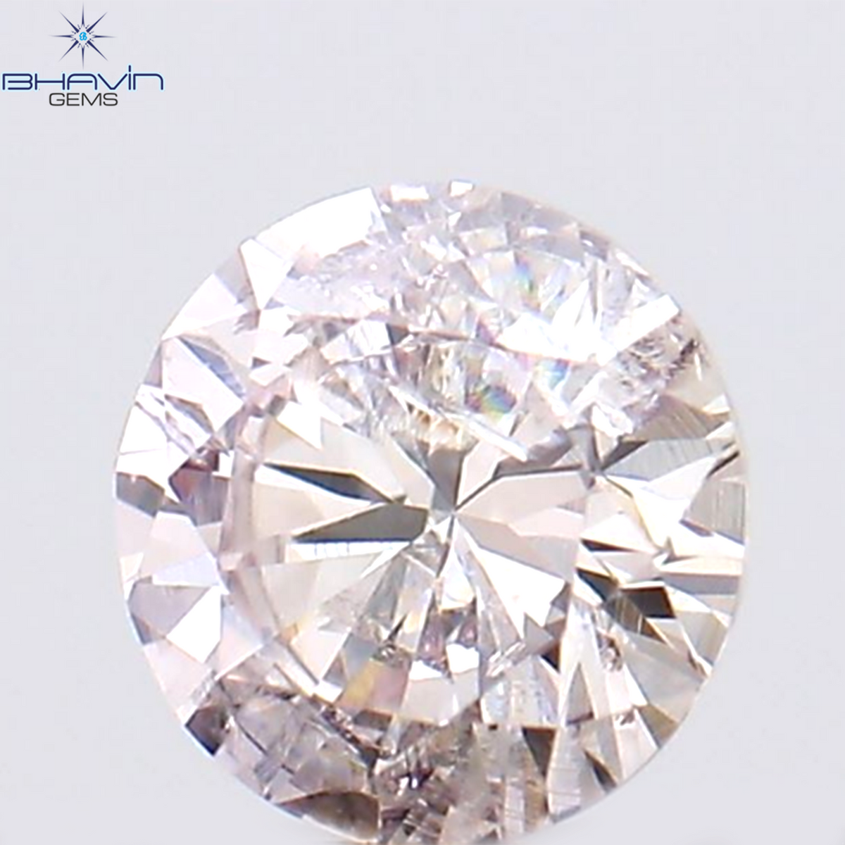 0.12 CT Natural Round Diamond Pink Color Clarity SI2 (3.30 MM)