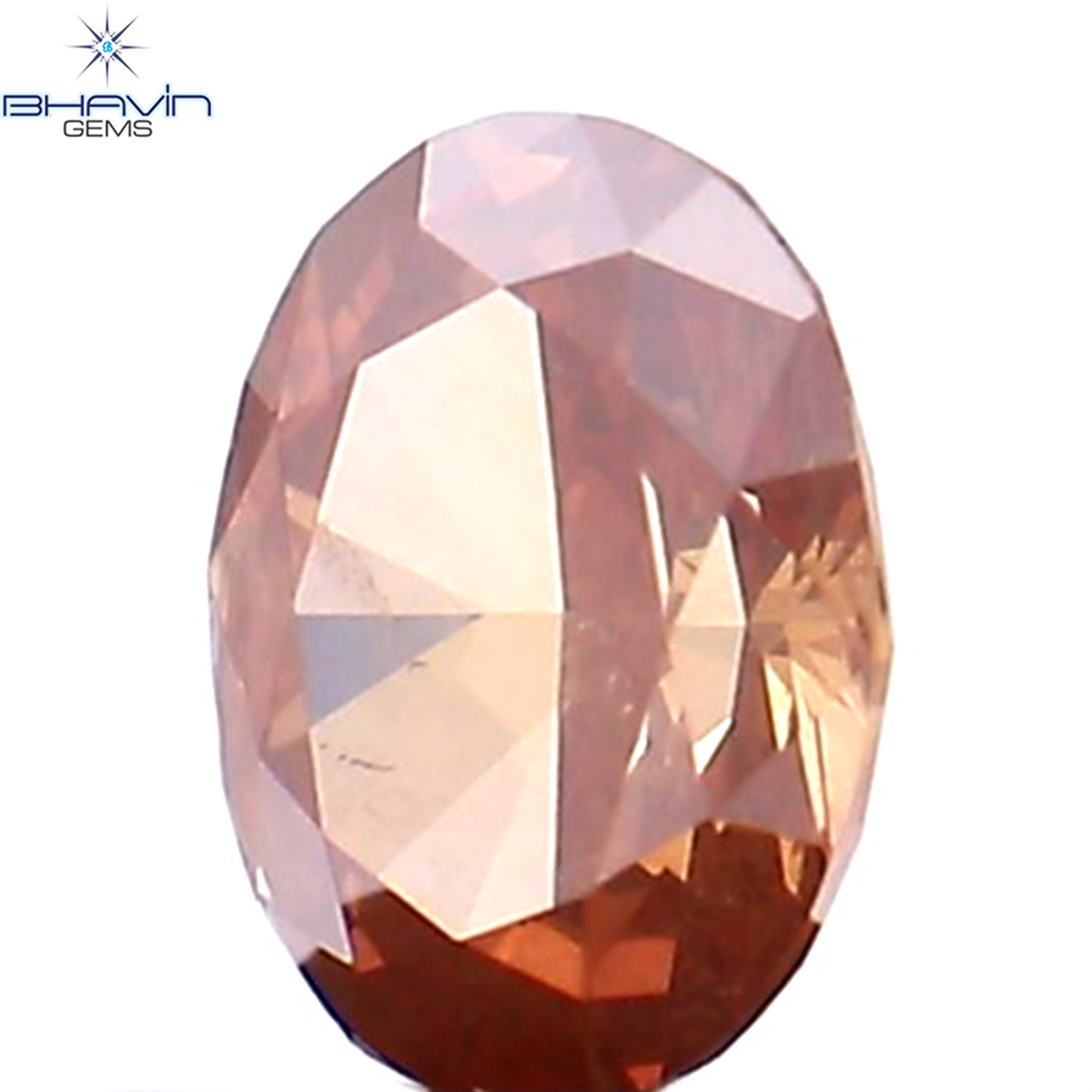 0.23 CT Natural Oval Diamond Enhanced Pink Color Clarity SI1 (4.30 MM)