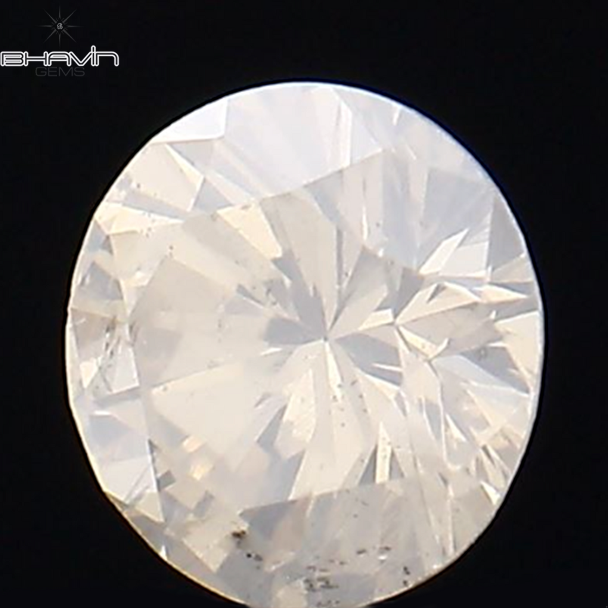 0.12 CT Natural Round Diamond White Fancy Color Clarity SI1 (3.20 MM)