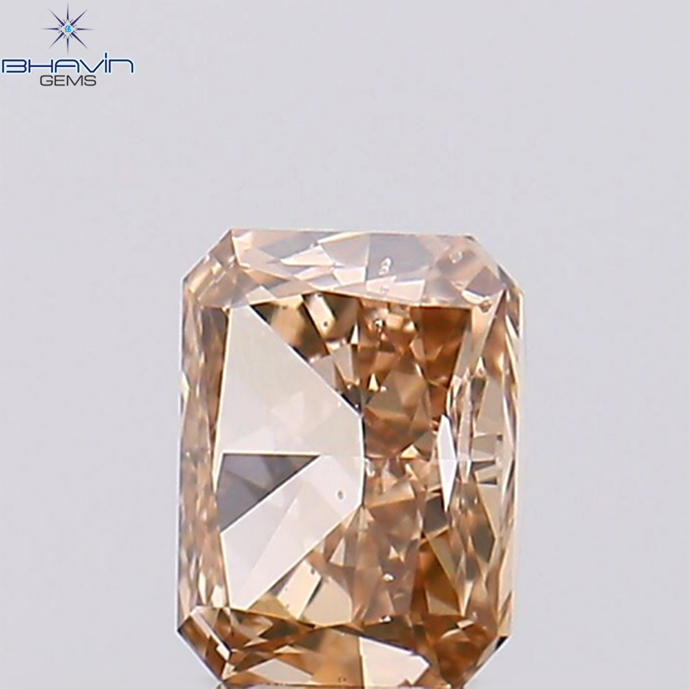 0.41 CT Radiant Diamond Pink (Argyle) Color Natural Loose Diamond SI1 Clarity (4.46 MM)
