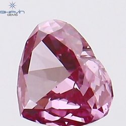 0.08 CT Heart Shape Pink Color Natural Loose Diamond VS1 Clarity (3.12 MM)
