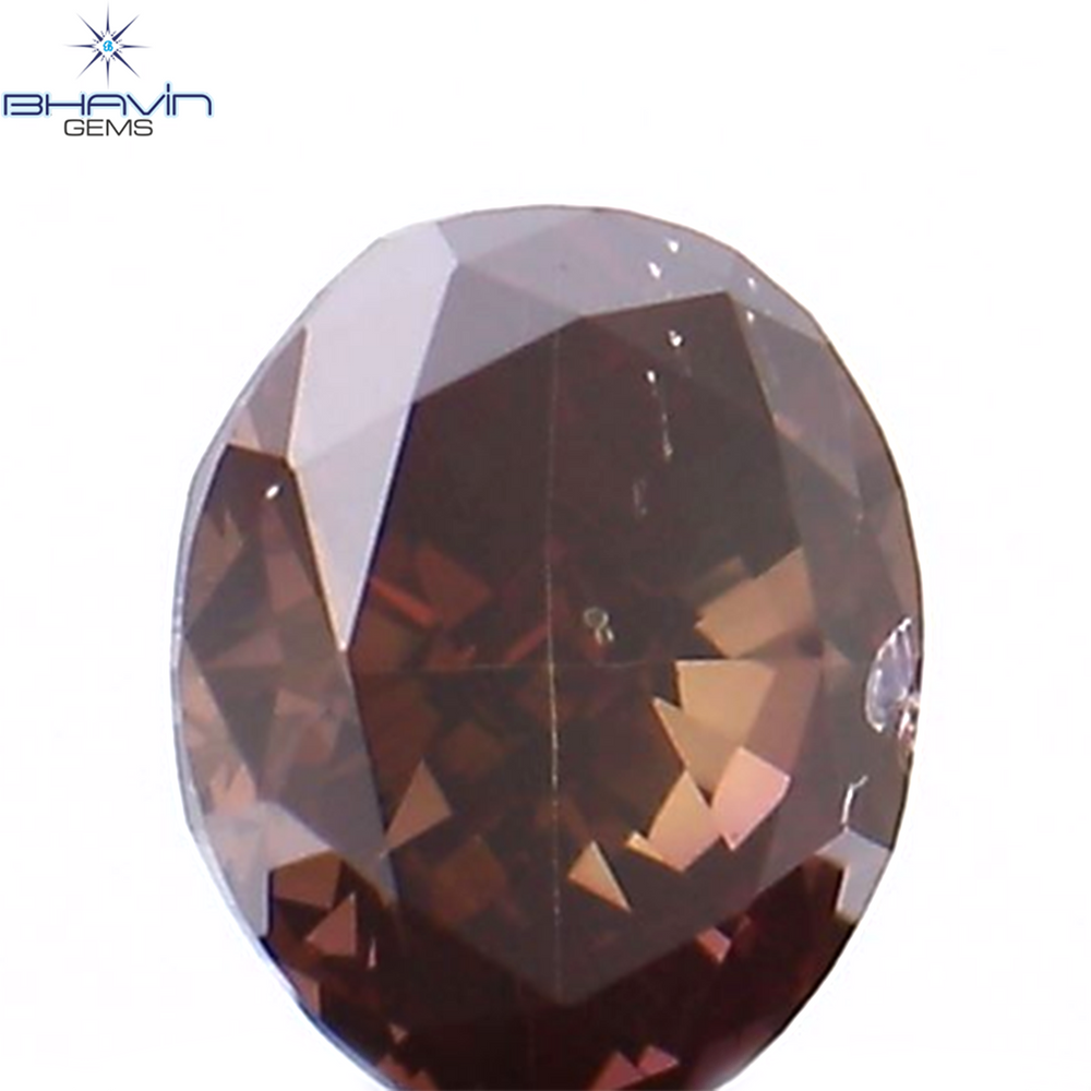 0.17 CT Oval Shape Natural Loose Diamond Pink Color VS2 Clarity (3.58 MM)