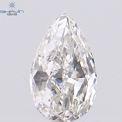 0.11 CT Pear Shape Natural Diamond Pink Color VS2 Clarity (4.34 MM)