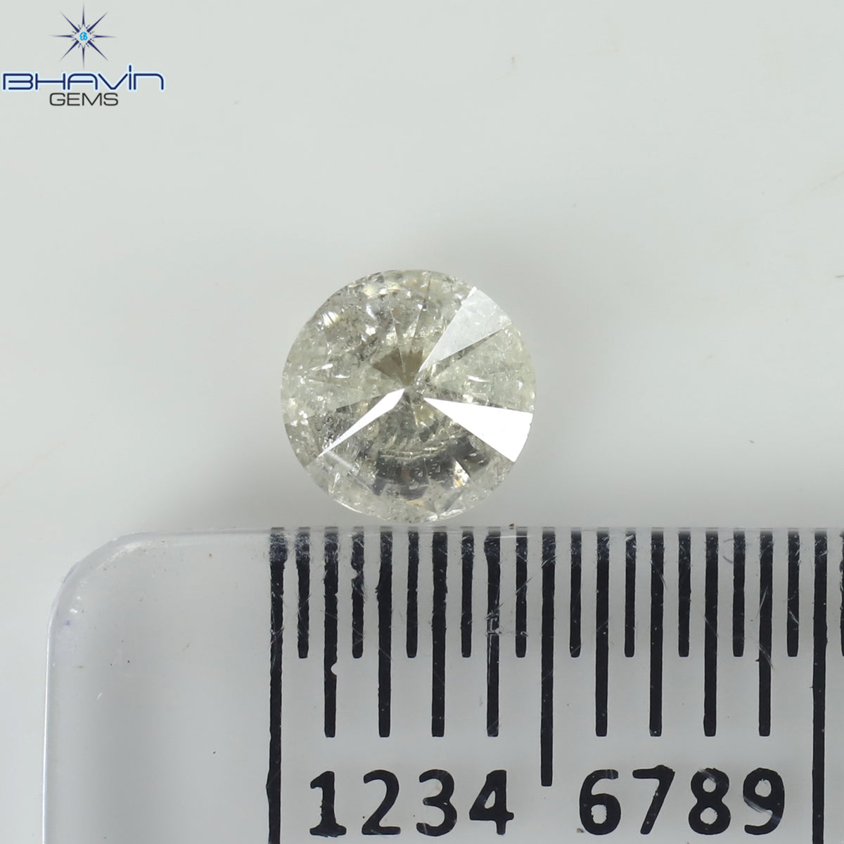 0.43 CT Natural Round Diamond White Color Clarity I3 (4.07 MM)