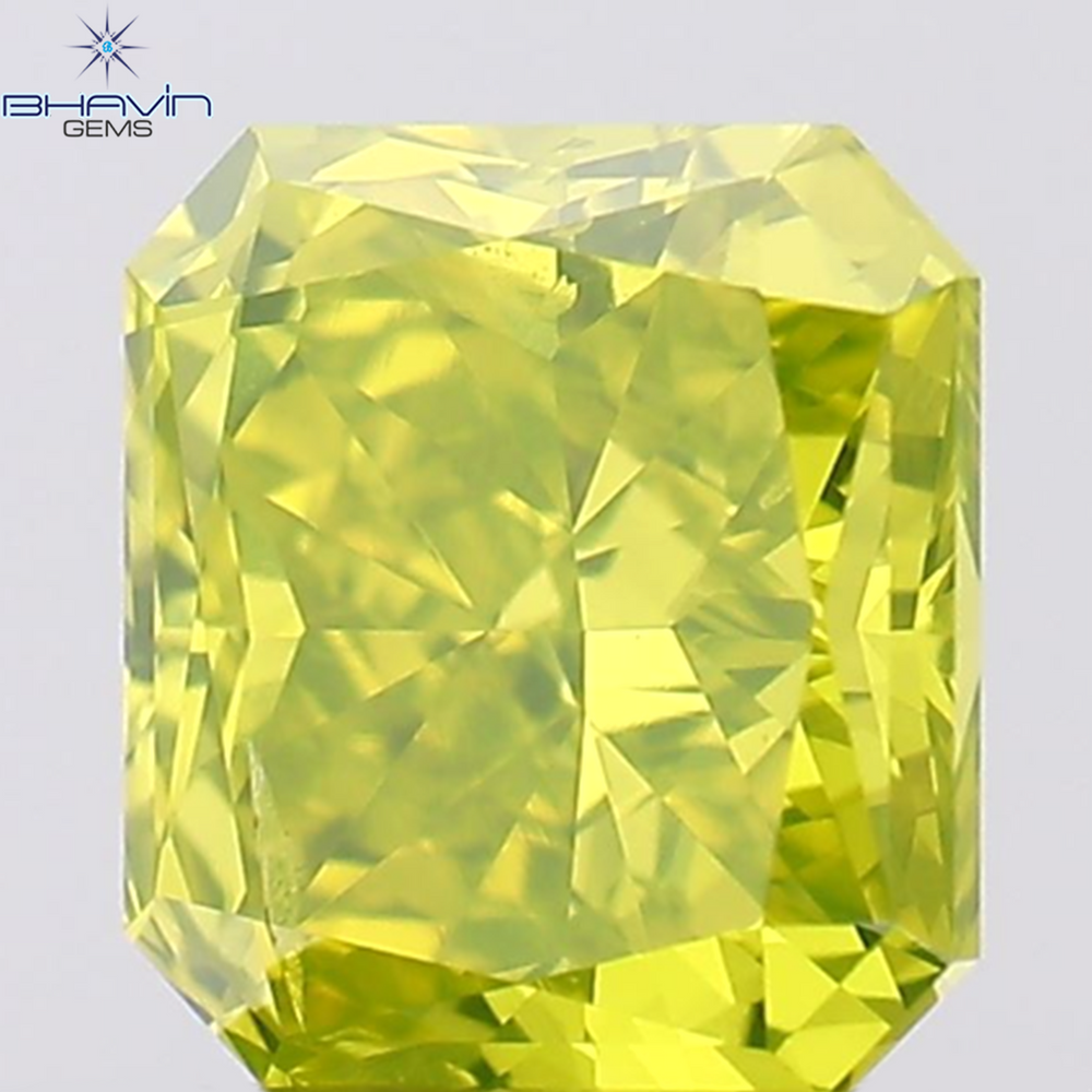 Copy of 0.98 CT Radiant Shape Natural Diamond Green Color VS1 Clarity (5.61 MM)