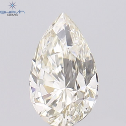 0.30 CT Pear Shape Natural Diamond White Color SI1 Clarity (5.60 MM)