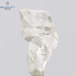 0.68 CT Rough Shape Natural Diamond White Color SI1 Clarity (8.00 MM)