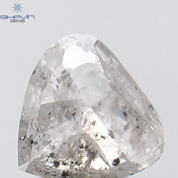 1.07 CT Heart Shape Natural Loose Diamond White Milky Color I3 Clarity (6.62 MM)