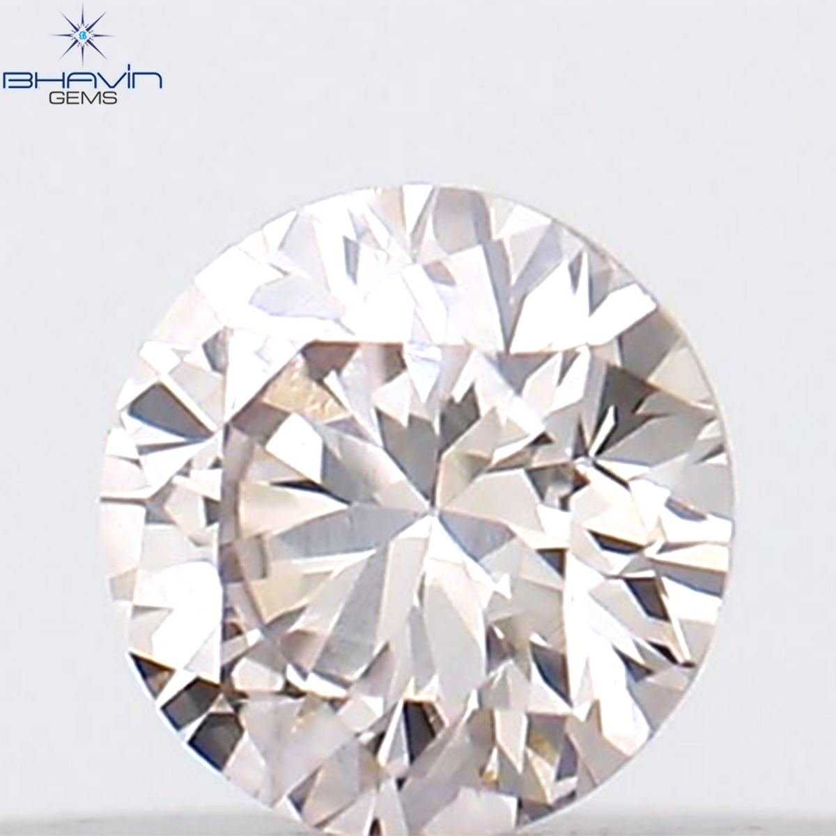 0.08 CT Natural Round Diamond Pink Color Clarity VS1 (2.81 MM)