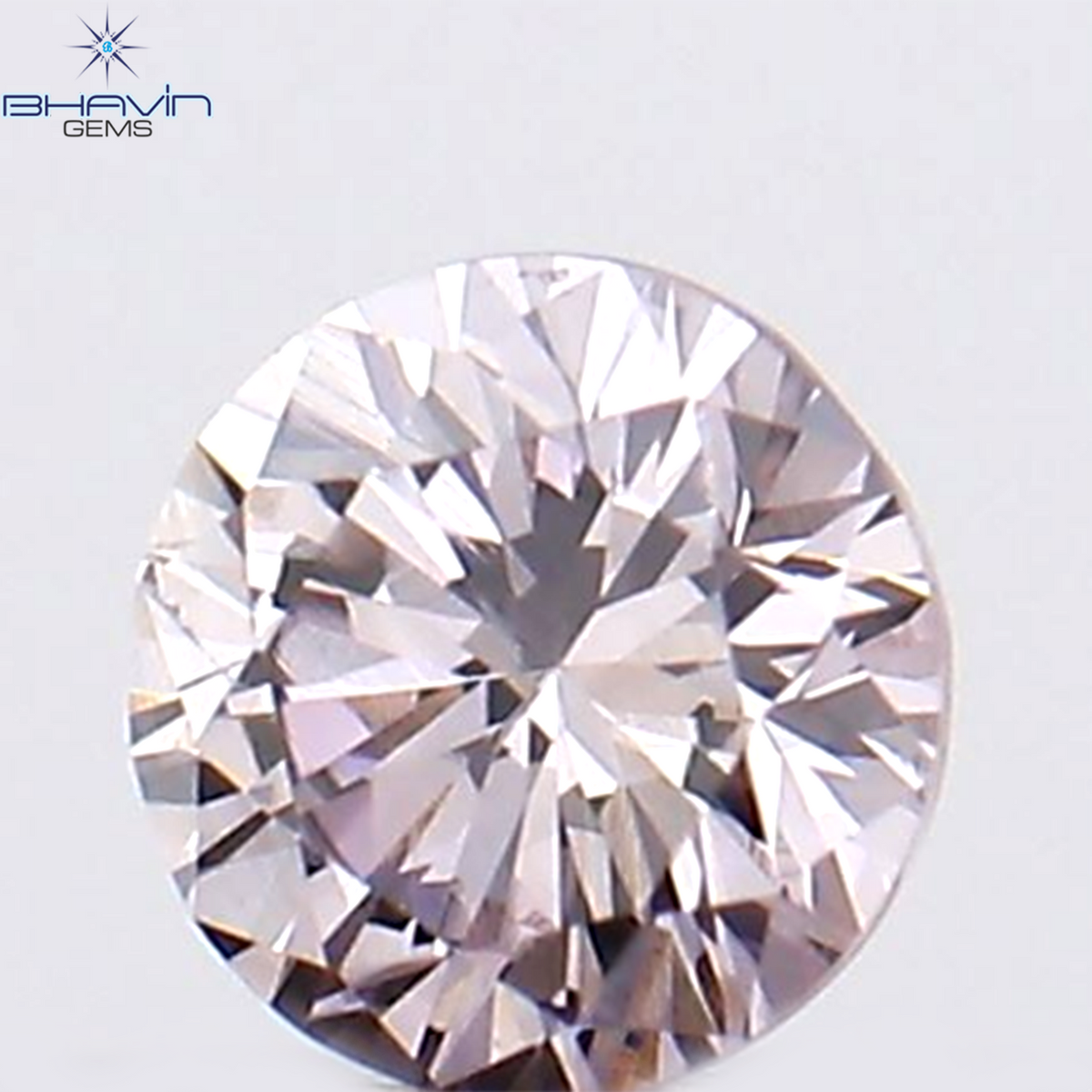 0.06 CT Natural Round Diamond Pink Color Clarity VS1 (2.47 MM)