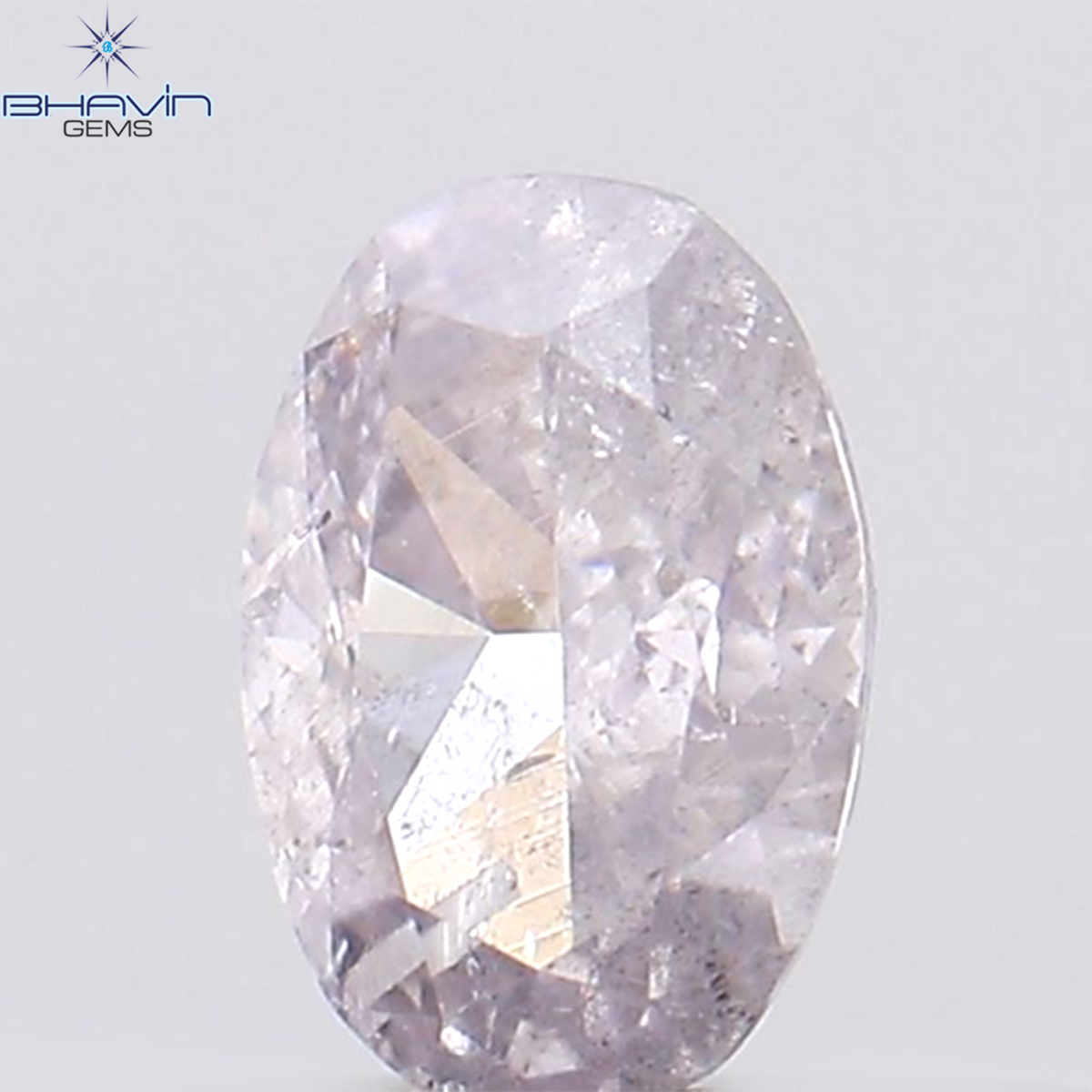0.22 CT Natural Oval Diamond Pink Color Clarity I1 (4.28 MM)