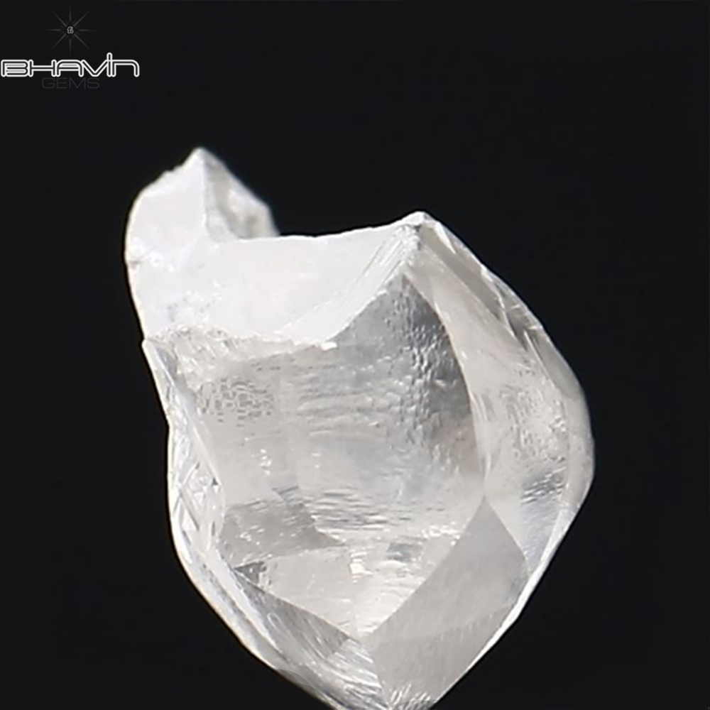 0.90 CT Rough Shape Natural Diamond White Color VS1 Clarity (5.95 MM)