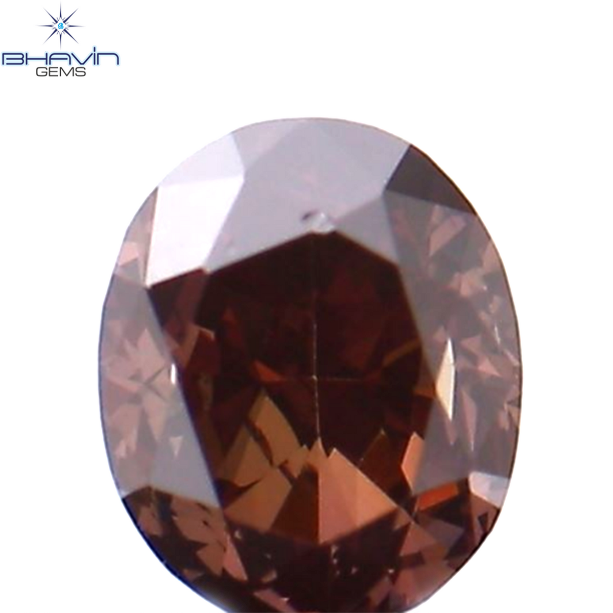 0.19 CT Natural Oval Diamond Enhanced Pink Color Clarity VS2 (3.17 MM)