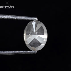 1.23 CT オーバルシェイプ ナチュラル ダイヤモンド ホワイト カラー I3 クラリティ (6.84 MM)