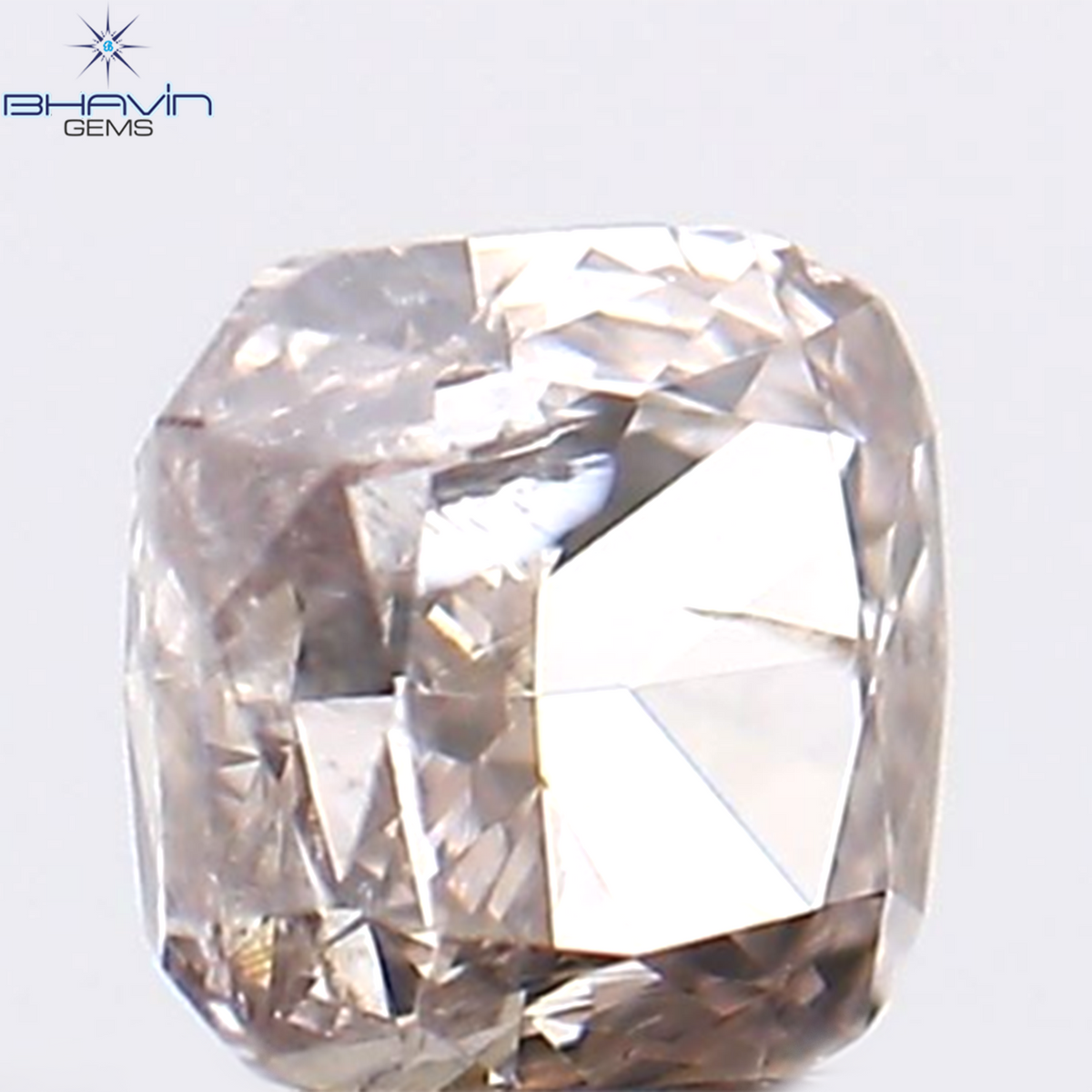 0.17 CT Natural Cushion Diamond Pink Color Clarity I1 (3.00 MM)