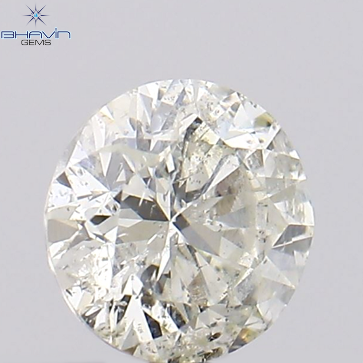 0.27 CT Natural Round Diamond H Color Clarity I1 (3.84 MM)